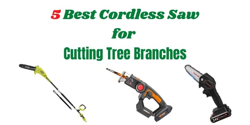 Best Cordless Saw for Cutting Tree Branches